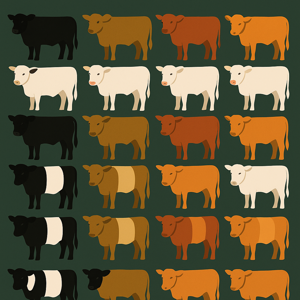 Galloway Farbschläge Illustration
